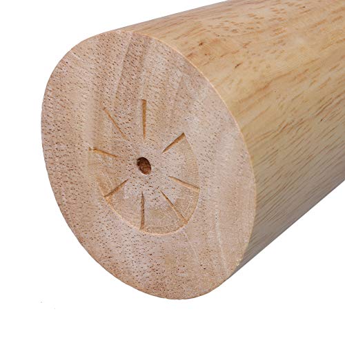 80x58x38mm Cone Material de madera Sofá Silla Cama Armario Mesa de té TV Gabinete Muebles de madera Patas de repuesto Pack de 4