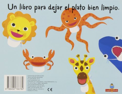 ¡A comer! Un libro para dejar el plato bien limpio (LUPITA BOOKS)