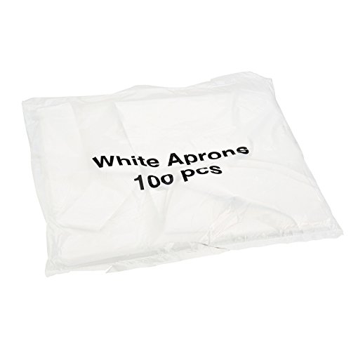 Ability Superstore - Delantal de polietileno White Value - Pack de 100