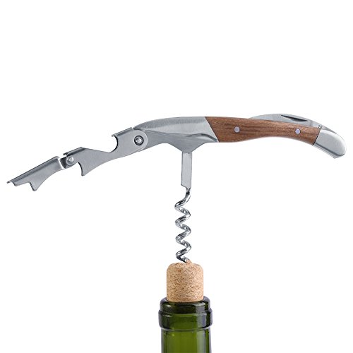 Abrelatas del vino - Abrelatas del corcho de la botella de vino del ahorro de la mano del sacacorchos 1Pc para el uso casero del partido del club de la barra nuevo