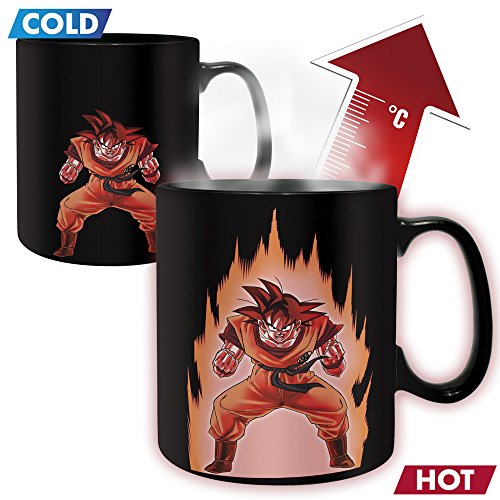 ABYstyle - DRAGON BALL - taza effecto termico- 460 ml - Goku