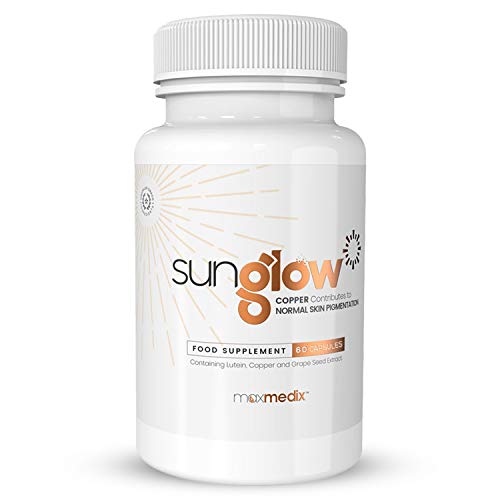 Acelerador del Bronceado, Suplemento Alimenticio Con Caroteno Para Estimular, Cuidar y Conservar el Bronceado Natural Perfecto - Protector Solar, Con Carotenoides, Luteína y Vitamina E, 60 Cápsulas