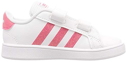 adidas Grand Court I, Zapatos de Tenis para Bebés, FTWR White Real Pink S18 FTWR White, 26 EU