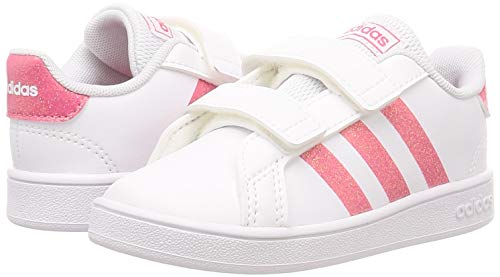 adidas Grand Court I, Zapatos de Tenis para Bebés, FTWR White Real Pink S18 FTWR White, 26 EU