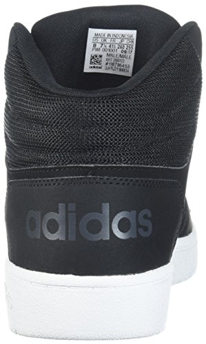 adidas Hoops 2.0 Mid, Zapatillas Deportivas. para Hombre, Negro carbón, 45.5 EU