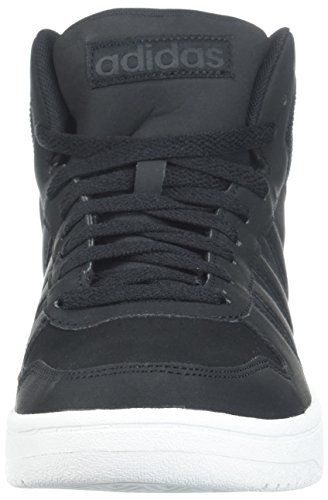 adidas Hoops 2.0 Mid, Zapatillas Deportivas. para Hombre, Negro carbón, 45.5 EU