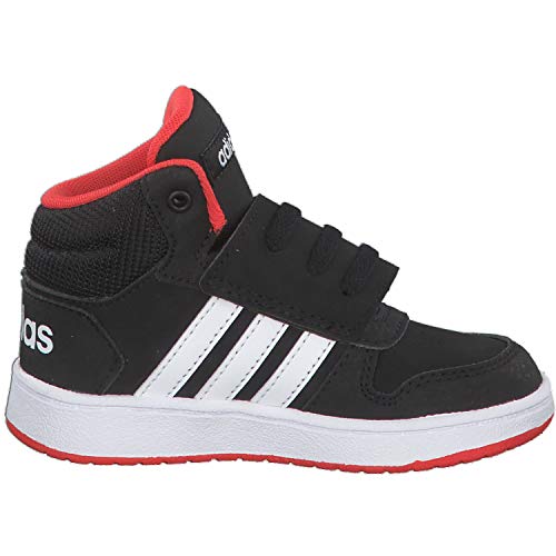 Adidas Hoops Mid 2.0 I, Zapatillas Unisex Niños, Multicolor (Core Black/FTWR White/Hi/Res Red S18 B75945), 26 EU