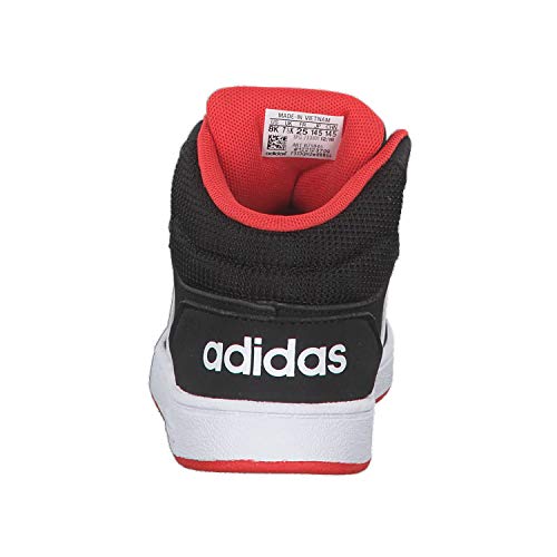 Adidas Hoops Mid 2.0 I, Zapatillas Unisex Niños, Multicolor (Core Black/FTWR White/Hi/Res Red S18 B75945), 26 EU