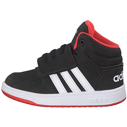 Adidas Hoops Mid 2.0 I, Zapatillas Unisex Niños, Multicolor (Core Black/FTWR White/Hi/Res Red S18 B75945), 26 EU