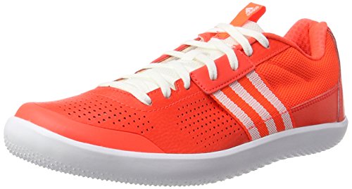 Adidas Throwstar, Zapatillas de Atletismo para Hombre, Multicolor (Solar Red/FTWR White/Solar Red), 40 EU