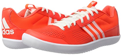 Adidas Throwstar, Zapatillas de Atletismo para Hombre, Multicolor (Solar Red/FTWR White/Solar Red), 40 EU