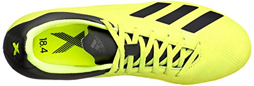 adidas X 18.4 FG, Zapatillas de Fútbol para Hombre, Amarillo (Solar Yellow/Core Black/Footwear White 0), 44 EU