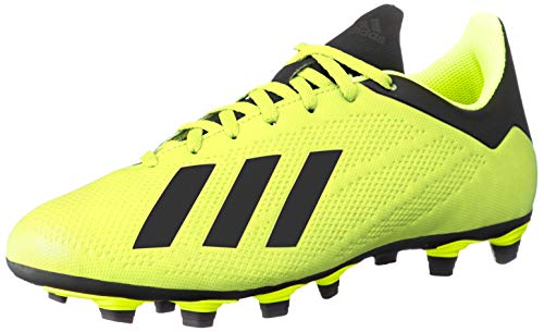 adidas X 18.4 FG, Zapatillas de Fútbol para Hombre, Amarillo (Solar Yellow/Core Black/Footwear White 0), 44 EU