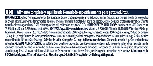 ADVANCE Adult - Pienso para Gatos Adultos con Pollo Y Arroz - Pack De 3 x 3kg - Total 9 Kg