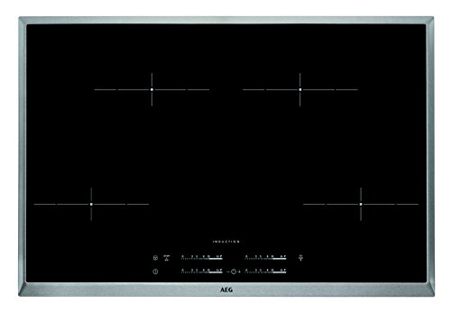 AEG HKA8540IND Placa de cocina eléctrica/Inducción / 76,60 cm/Función Power/Seguridad para Niños/Temporizador/Negra