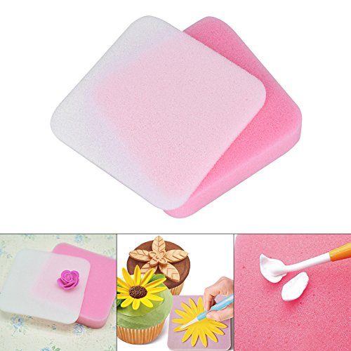 Affe Fondant flores formas alfombrilla de dar forma almohadilla de espuma esponja flores de pasta de goma para decorar alfombrilla para hacer herramientas