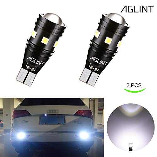 AGLINT 2X Alta Brillante Luz de Estacionamiento 912 921 W16W T15 3030 Canbus Error Gratuito Bombillas Para Coche LED Copia de seguridad Luz de Marcha Atrás Bombilla, Xenon Blanco