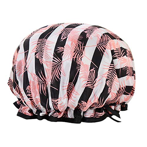 Aisoway Mujer del Baño Gorros De Ducha Caps Impermeable Impresión Ducha Sombrero Damas