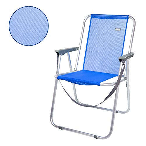 Aktive 62606 - Silla de playa fija plegable 55 x 43 x 77 cm