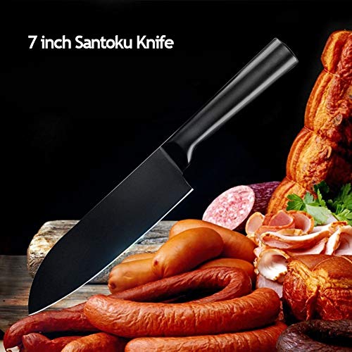 Alta calidad Cuchillo Conjunto De 4 - Chef de acero inoxidable Santoku Utilidad de cortar el deshuesado Cleaver cuchillos carne de la fruta vegetales herramientas de uso doméstico