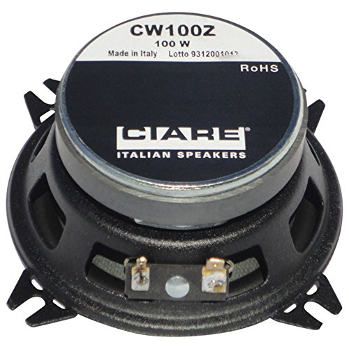 Altavoz DIFUSOR Mediano BAJO WOOFER CIARE CW100Z CW 100 Z DE 10,00 CM 100 MM 4" DE DIÁMETRO DE 40 VATIOS RMS Y 80 VATIOS MAX IMPEDANCIA 4 Ohm por Puertas Portero TAQUILLAS Coche SUSPENSIÓN DE Goma