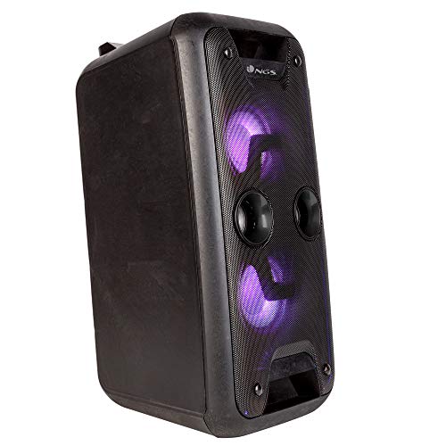 Altavoz portátil USB/SD/Bluetooth/Radio FM con Doble subwoofer de 5,25” y 120W de Potencia- NGS