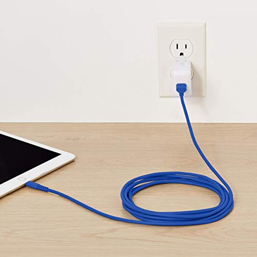 AmazonBasics – Cable de USB A a Lightning, con certificación MFi de Apple - Azul, 1,8 m