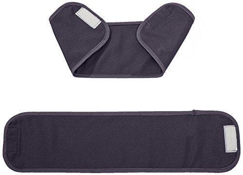 AmazonBasics - Cortinas opacas con aislamiento térmico y alzapaños, 1 unidad, 135 x 244 cm, Negro