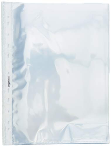 AmazonBasics - Funda multitaladro, 60 micras, suave, transparente (lote de 100)