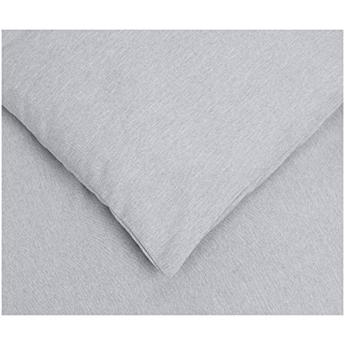 AmazonBasics - Juego de ropa de cama con funda de edredón, de microfibra, 200 x 200 cm, Azul marino claro