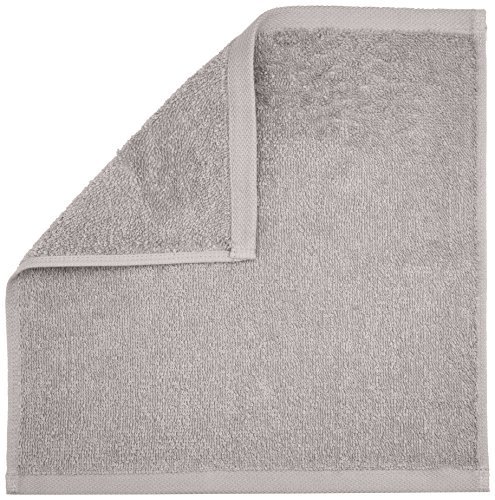 AmazonBasics - Paños de algodón (30,5 x 30,5 cm), pack de 24 - Gris