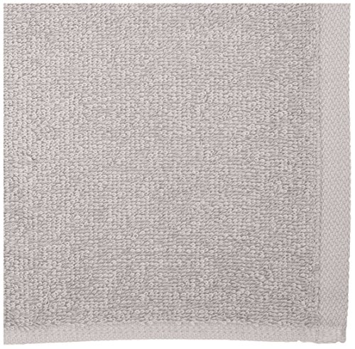 AmazonBasics - Paños de algodón (30,5 x 30,5 cm), pack de 24 - Gris