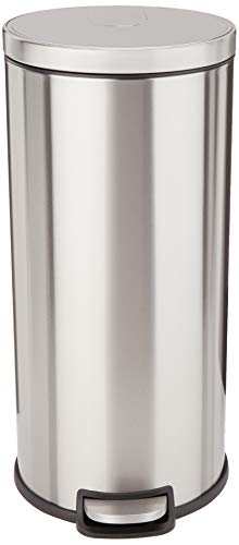 AmazonBasics Round Soft-Close Trash Can - 30L