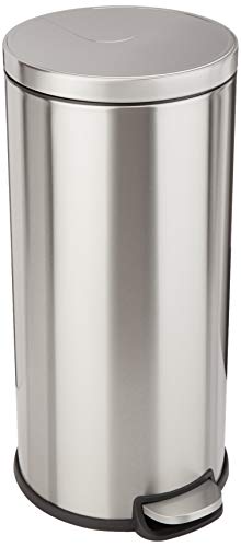 AmazonBasics Round Soft-Close Trash Can - 30L