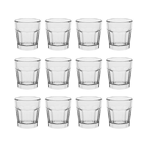 AmazonCommercial Gibraltar Shot Glass, 1.8 oz., Set of 12