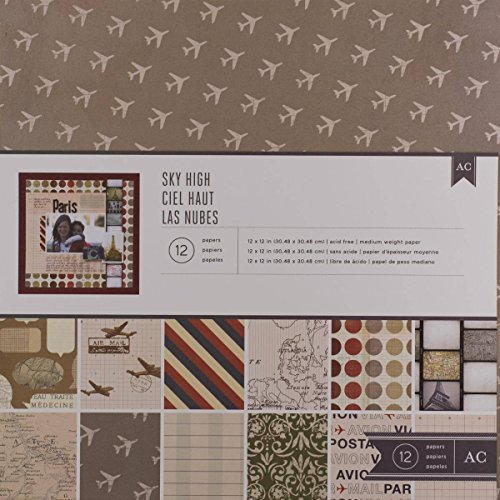 American Crafts Set de Scrapbooking Sky High 30x30cm