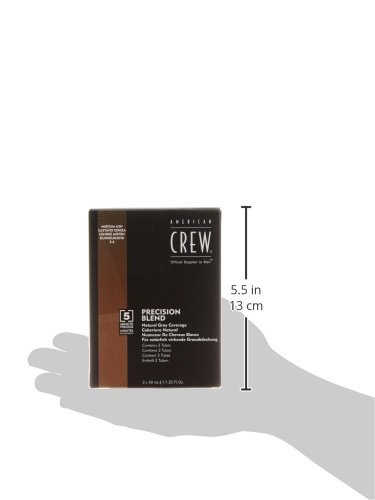 American Crew Classic Precision Blend Tinte Gel Crema (Castaño Ceniza) - 3 Unidades x 40 ml.