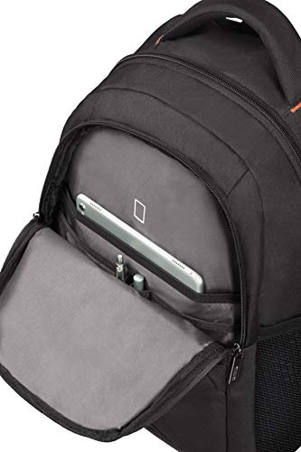 American Tourister At Work Mochila tipo casual 46 centimeters 20.5 Negro (Black/Orange)