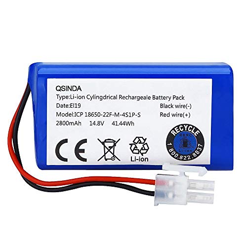 Andifany 14.8V 2800Mah Batería de Repuesto para Robot Aspiradora Ilife A4 A4S A6 V7