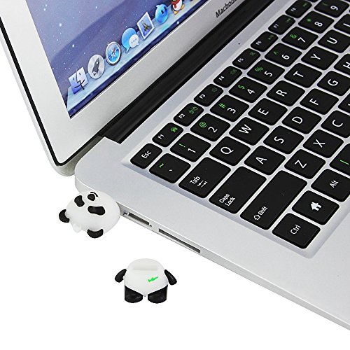 aneew Pendrive 32 GB bambú oso Animal Panda USB Flash Drive de memoria Thumb Stick 2.0 U disco