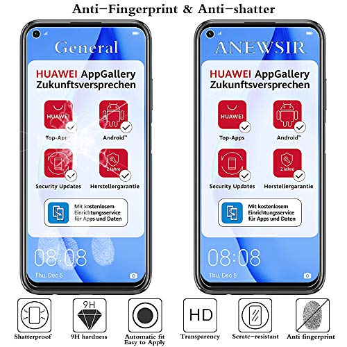 ANEWSIR [3 Piezas] Protector de Pantalla para Huawei P40 Lite/Huawei P40 Plite E,Cristal Templado de Resistente a Arañazos 9H Dureza Cristal Vidrio Templado Protector para P40 Lite /P40 Plite E.