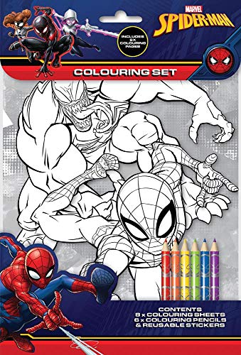 Anker spcst2 Ultimate Spiderman Brilla en la Oscuridad Set para Colorear