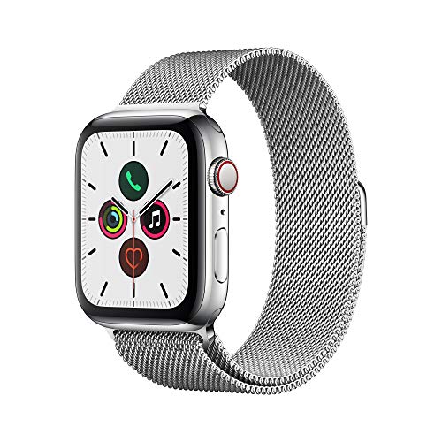 Apple Watch Series 5 (GPS + Cellular, 44 mm) Acero Inoxidable - Milanese Loop