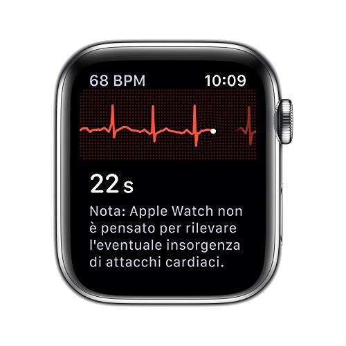 Apple Watch Series 5 (GPS + Cellular, 44 mm) Acero Inoxidable - Milanese Loop