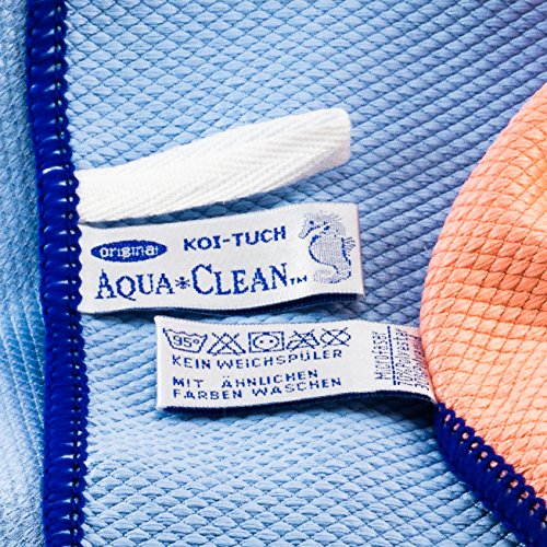 AQUA CLEAN Bayeta de microfibra de alta calidad para cristales (3 unidades, 60x40 cm)