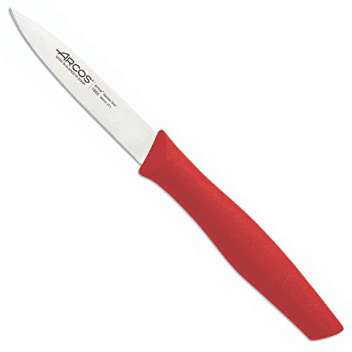 Arcos 188 Cuchillo mondador, Acero/plástico, Rojo, 20x2x2 cm