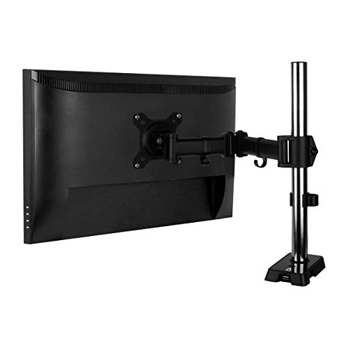 ARCTIC Z1 (Gen 3) - Brazo de Soporte para Monitor hasta 34"/38" Ultrawide y Máximo 15 kg de Peso, Hub USB para 4 Puertos, Rotación 360º, Ajuste Fácil - Negro