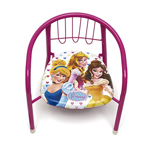 ARDITEX WD7871 Silla de Metal de 35.5x30x33.5cm de Disney-Princesas