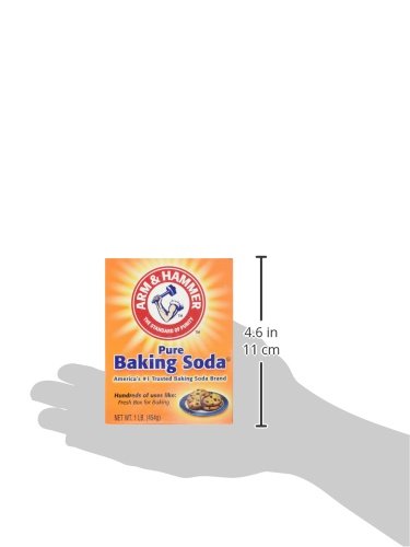 Arm & Hammer Pure Baking Soda - Levadura en polvo, pack de 24 (24 x 454g)