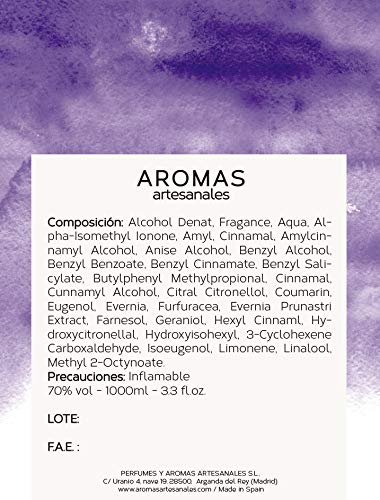 AROMAS ARTESANALES - Eau de Parfum Llanes | Perfume con vaporizador para hombres | Fragancia Masculina 100 ml | Distintos Aromas - Encuentra el tuyo Aquí